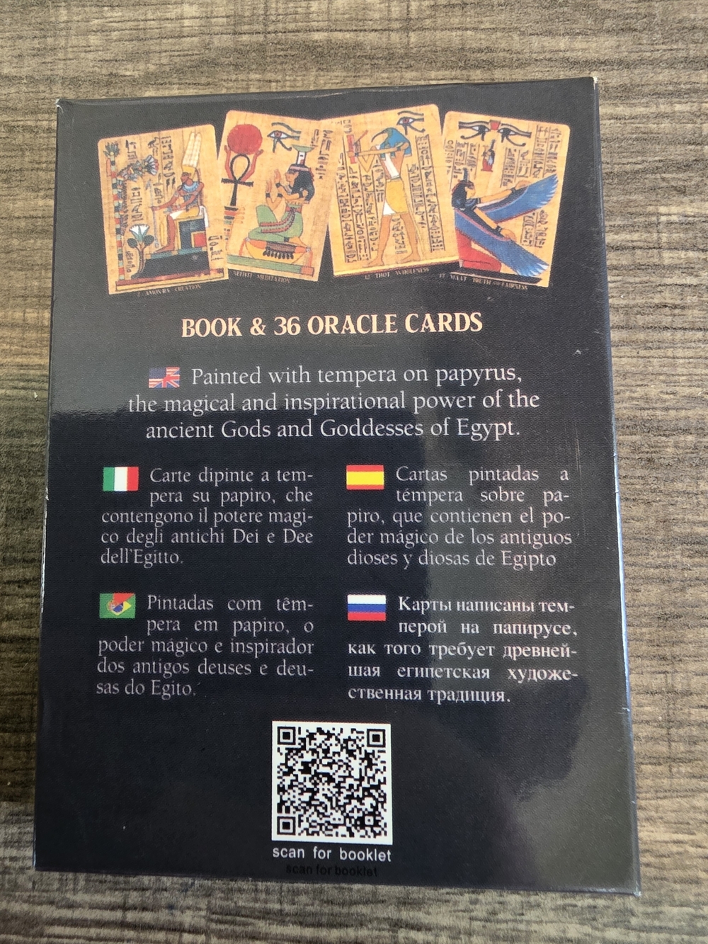 Egyptian Gods Oracle Cards - QR Code Guidebook - Picture 5 of 12